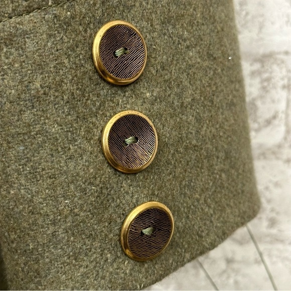 Vintage Roaman’s Women’s Long Heavy‎ Warm Peacoat Trench Wool* - Picture 7 of 8